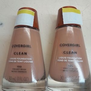 Covergirl liquid foundation lot of 2 #150 Creamy Beige